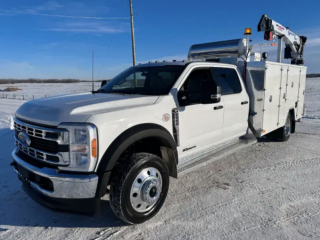 2023 Ford F550 CrewCab 4x4 Service Truck / DSL / 5500LBS / 3In1