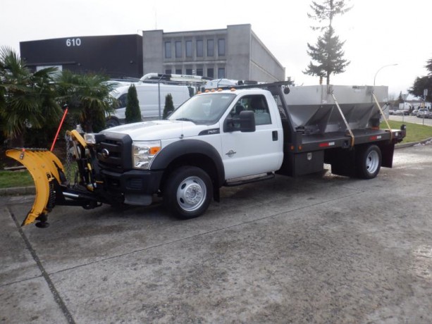 2011-ford-f-550-4wd-13-foot-flat-deck-with-plow-and-spreader-diesel-ford-f-550-big-2